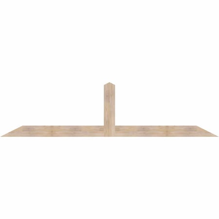 Ekena Millwork Portland Smooth Timber Gable Bracket, Douglas Fir, 108"W x 27"H x 1 1/2"D x 5 1/2"F, 6/12 Pitch GBW108X27X0206POR00SDF